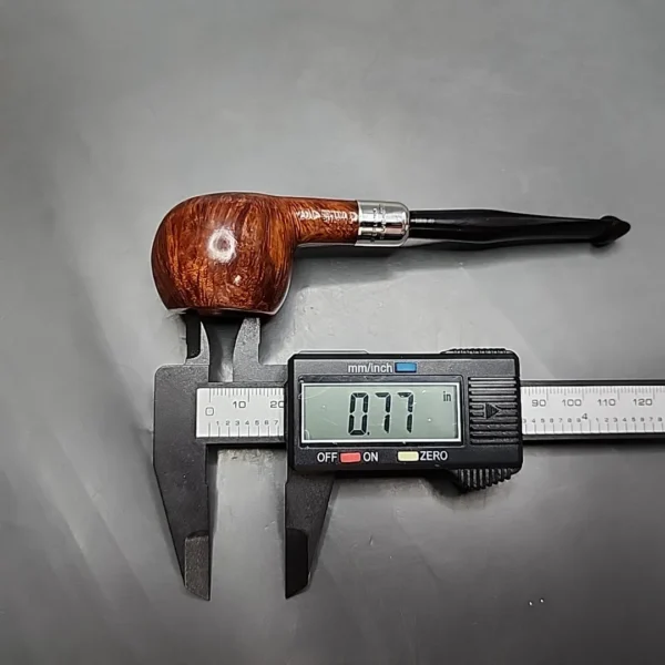 Pre-2003 Peterson Silver Mounted Army 407 Smooth Prince Estate Briar Pipe, Irish Estates - Image 13