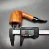 Savinelli Autograph Partially Sandblasted Dublin Estate Briar Pipe Unsmoked, 9mm - Image 13