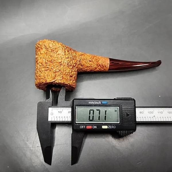 Pipe Tristan Rusticated Shape 55 Handmade Briar Pipe, New - Image 13