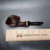 Pipe Tristan Smooth Swedish Bulldog Handmade Briar Pipe, New - Image 13