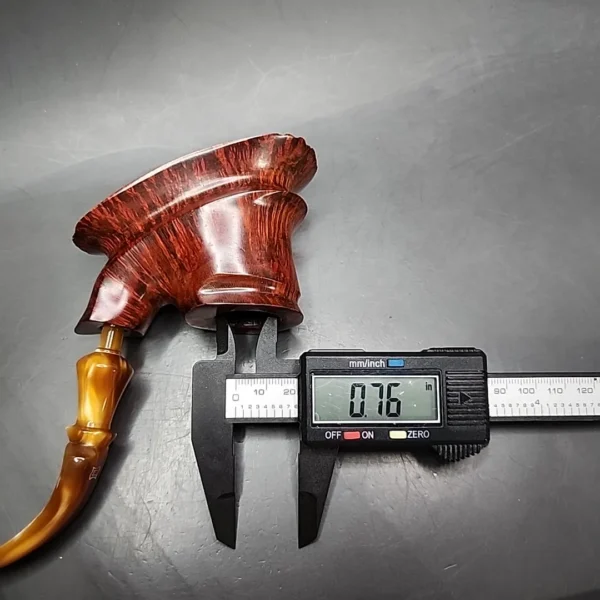 Preben Holm Hallmark H2 Smooth Freehand Estate Briar Pipe, Unsmoked - Image 13