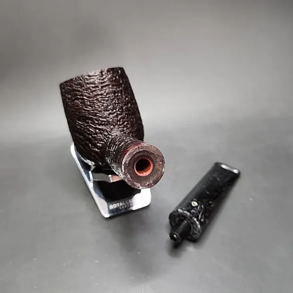 2002 JT Cooke Magnum Sandblasted Billiard Estate Briar Pipe, Unsmoked - Image 13