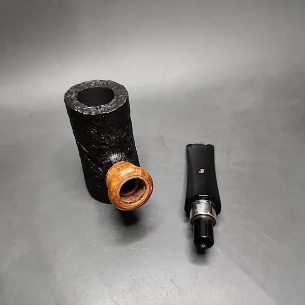 Ser Jacopo Delecta S1 Sandblasted Cherrywood Estate Briar Pipe, Italian Estates - Image 14