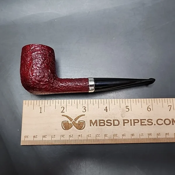 2008 Dunhill Ruby Bark 5103 Sandblasted Billiard Estate Briar Pipe, English Estates - Image 14