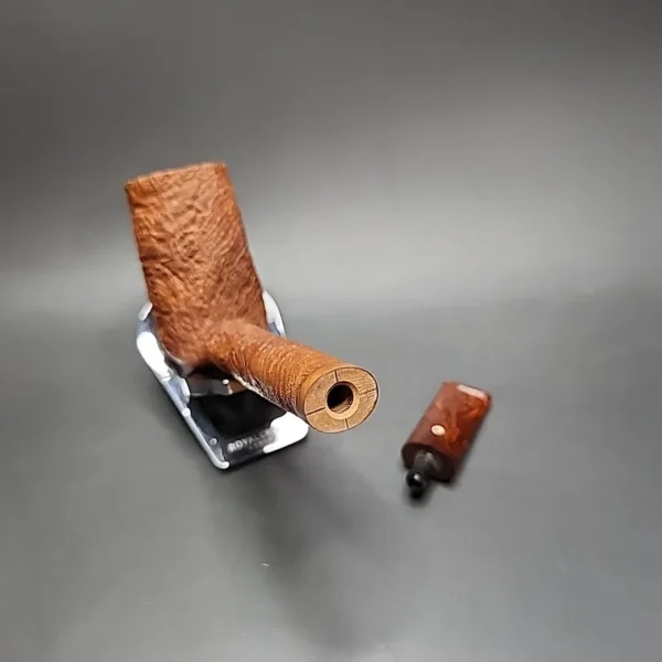 JT Cooke 2002 Magnum Sandblasted Stack Estate Briar Pipe, Unsmoked - Image 14