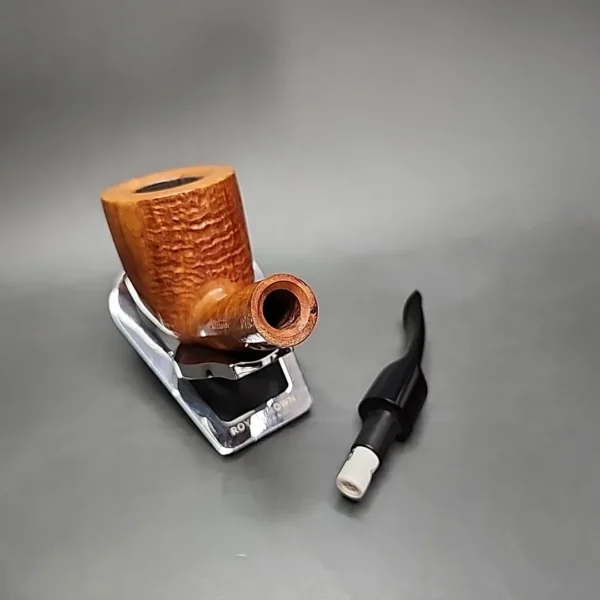 Savinelli Autograph Partially Sandblasted Dublin Estate Briar Pipe Unsmoked, 9mm - Image 14