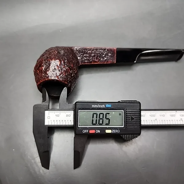 1958 Dunhill Shell ODA 837 Sandblasted Bulldog Estate Briar Pipe, English Estates - Image 14
