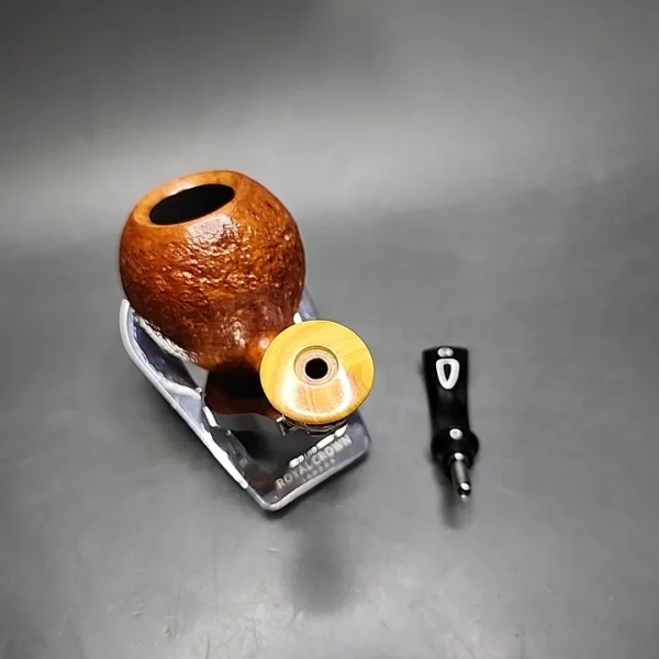 Doctor's Pipes Flash Grade Sandblasted Acorn Handmade Briar Pipe, New - Image 14