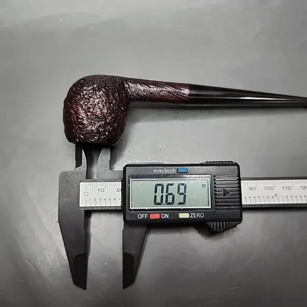 1933 Patent Era Dunhill Shell 112 Sandblasted Apple Estate Briar Pipe, English Estates - Image 14