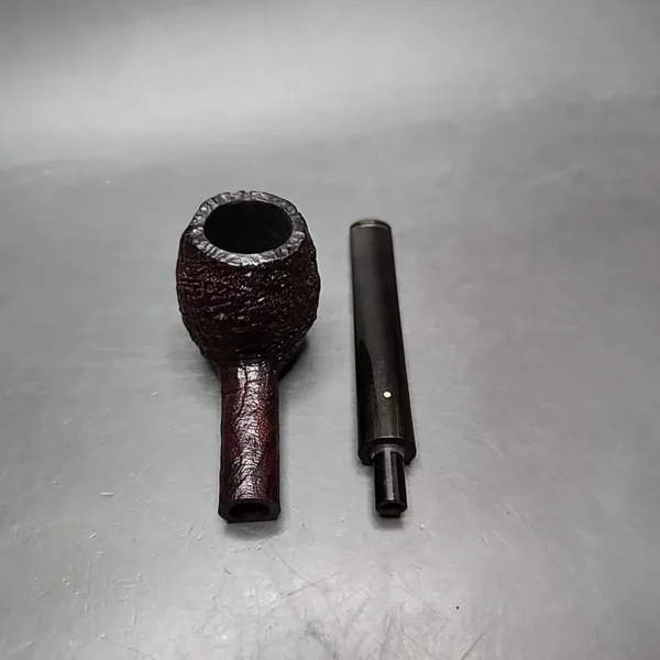 1933 Patent Era Dunhill Shell 112 Sandblasted Apple Estate Briar Pipe, English Estates - Image 15