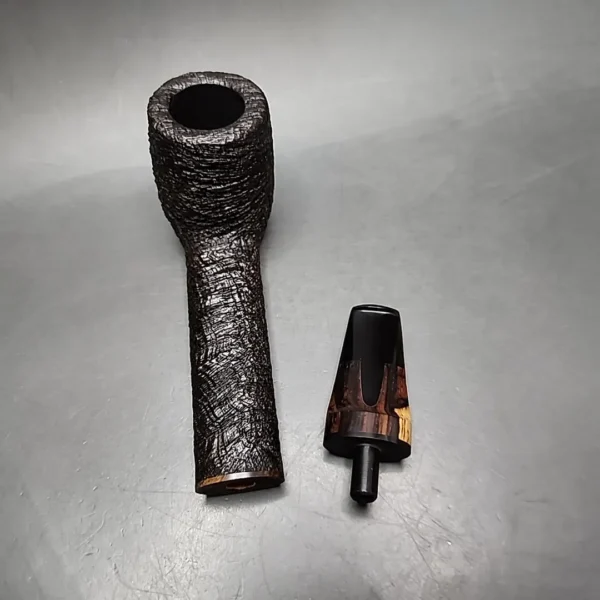 2008 Jody Davis Friar C Sandblasted Lumberman Estate Briar Pipe, American Estates - Image 16