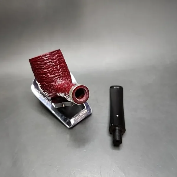 2008 Dunhill Ruby Bark 5103 Sandblasted Billiard Estate Briar Pipe, English Estates - Image 16