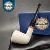 MBSD Meerschaum Deluxe Stack Dublin Block Meerschaum Pipe, Briar-Mortise