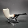 MBSD Meerschaum Deluxe Stack Dublin Block Meerschaum Pipe, Briar-Mortise - Image 3
