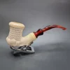 Unknown Magnum Lattice Estate Block Meerschaum Pipe, Turkish Estates - Image 3
