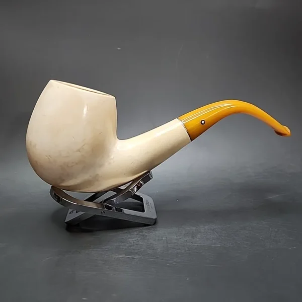 Kaywoodie Magnum Estate Block Meerschaum Pipe, 4-Hole Stinger, American Estates - Image 3
