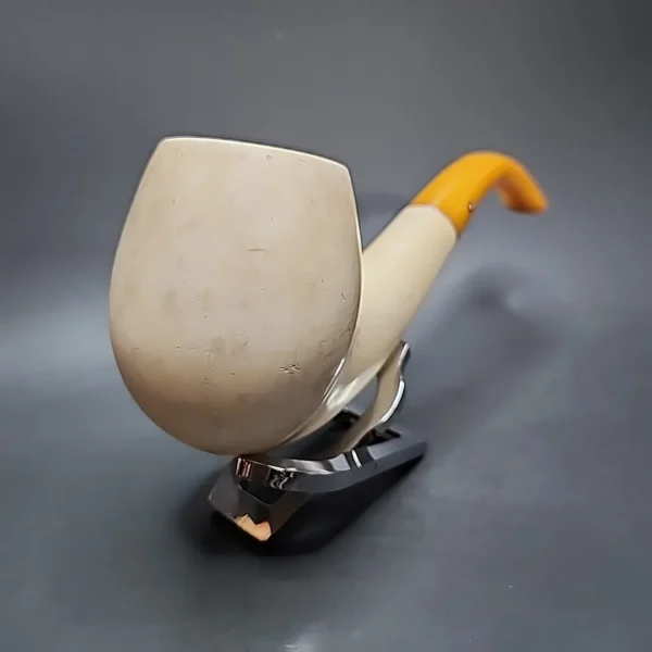 Kaywoodie Magnum Estate Block Meerschaum Pipe, 4-Hole Stinger, American Estates - Image 4