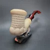 Unknown Magnum Lattice Estate Block Meerschaum Pipe, Turkish Estates - Image 5