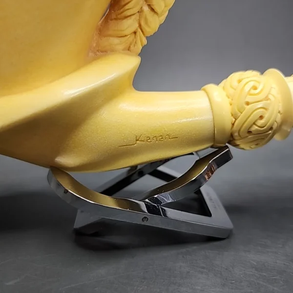 MBSD Meerschaum Masters by Kenan, Viking Ragnar Magnum Block Meerschaum Pipe - Image 5