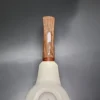 MBSD Meerschaum Deluxe Squat Tomato Block Meerschaum Pipe, Briar-Mortise - Image 7