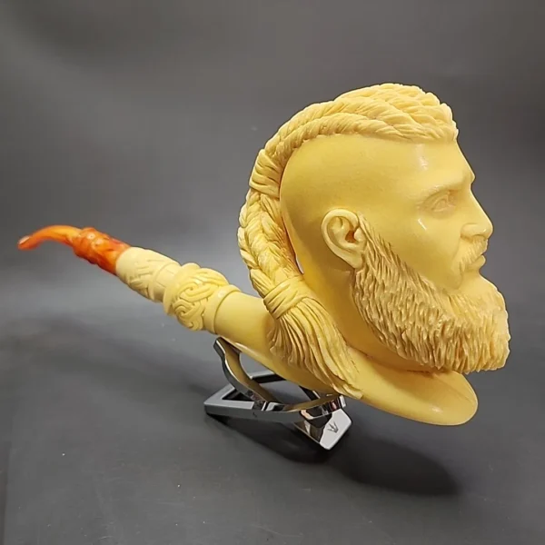MBSD Meerschaum Masters by Kenan, Viking Ragnar Magnum Block Meerschaum Pipe - Image 7