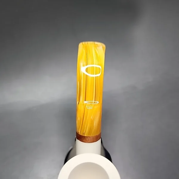 MBSD Meerschaum Deluxe Oom Paul Block Meerschaum Pipe, Briar-Mortise - Image 7