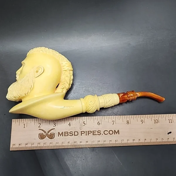 MBSD Meerschaum Masters by Kenan, Viking Ragnar Magnum Block Meerschaum Pipe - Image 8