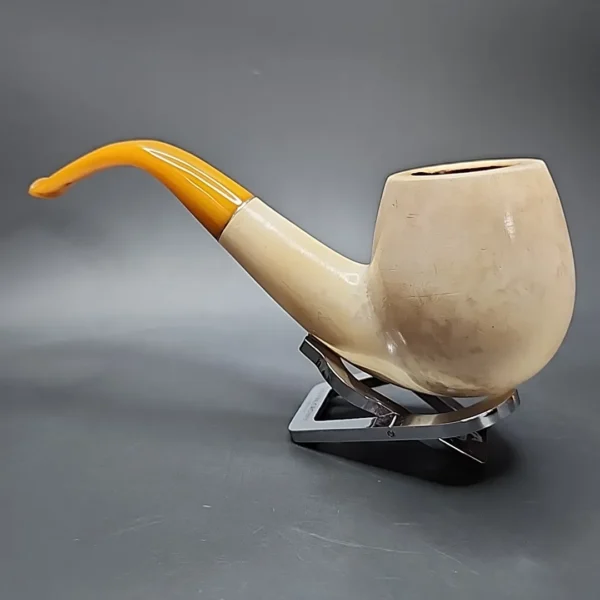 Kaywoodie Magnum Estate Block Meerschaum Pipe, 4-Hole Stinger, American Estates - Image 8