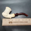Unknown Magnum Lattice Estate Block Meerschaum Pipe, Turkish Estates - Image 9