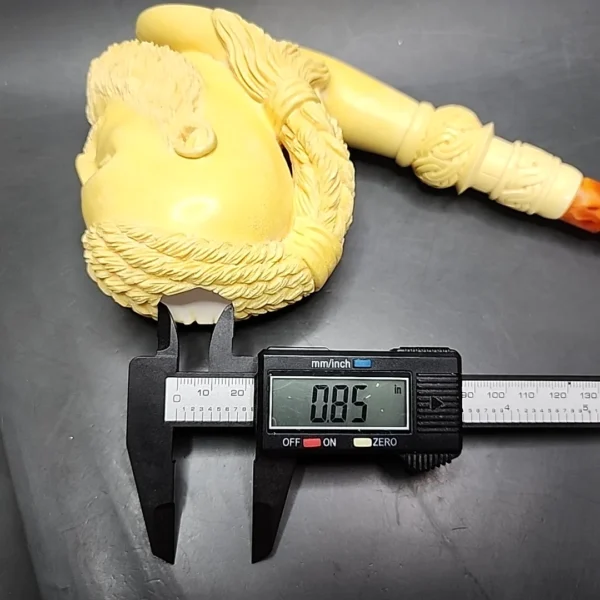 MBSD Meerschaum Masters by Kenan, Viking Ragnar Magnum Block Meerschaum Pipe - Image 9