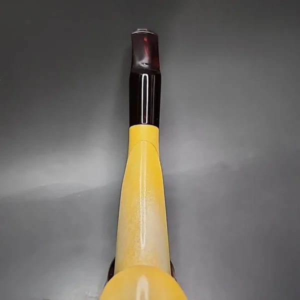 Sadik Yanik Magnum Horn Estate Block Meerschaum Pipe, Unsmoked - Image 9
