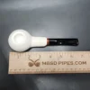 MBSD Meerschaum Deluxe Squat Tomato Block Meerschaum Pipe, Briar-Mortise - Image 10
