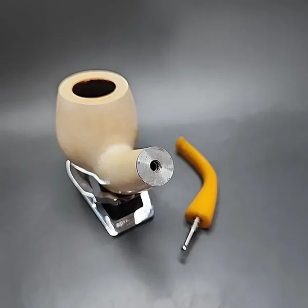 Kaywoodie Magnum Estate Block Meerschaum Pipe, 4-Hole Stinger, American Estates - Image 11
