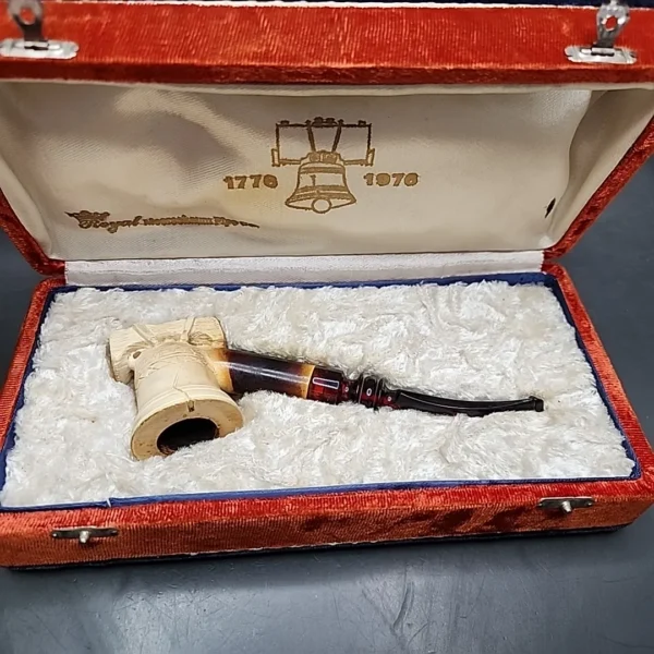 Royal Meerschaum Liberty Bell Estate Block Meerschaum Pipe, Turkish Estates - Image 4
