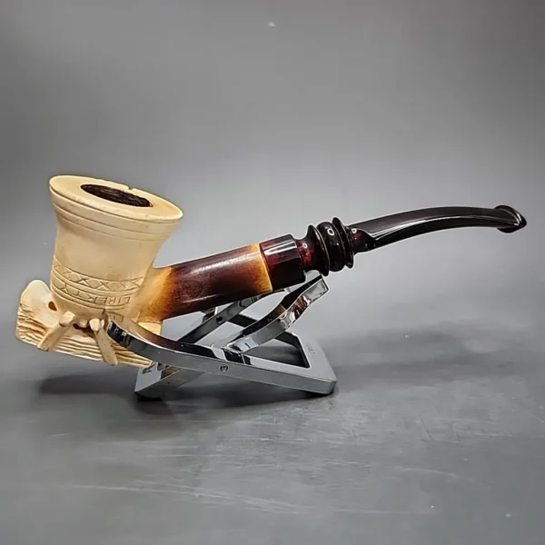 Royal Meerschaum Liberty Bell Estate Block Meerschaum Pipe, Turkish Estates - Image 6