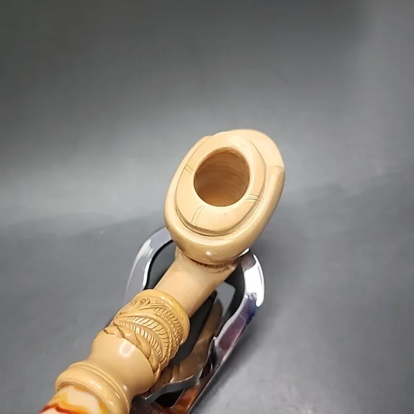 Doctor Watson Estate Block Meerschaum Pipe, Unsmoked - Image 6