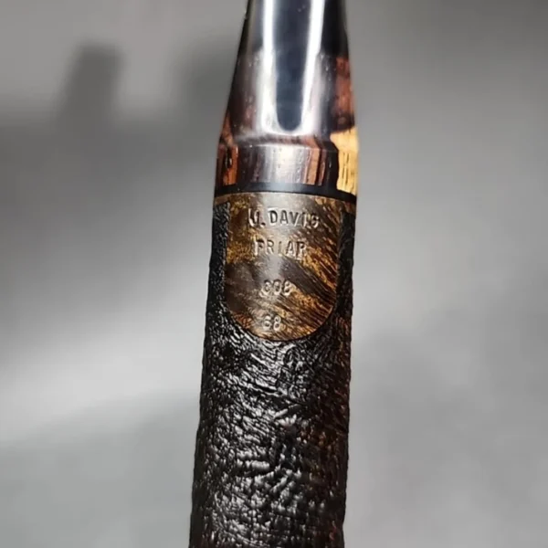 2008 Jody Davis Friar C Sandblasted Lumberman Estate Briar Pipe, American Estates - Image 9
