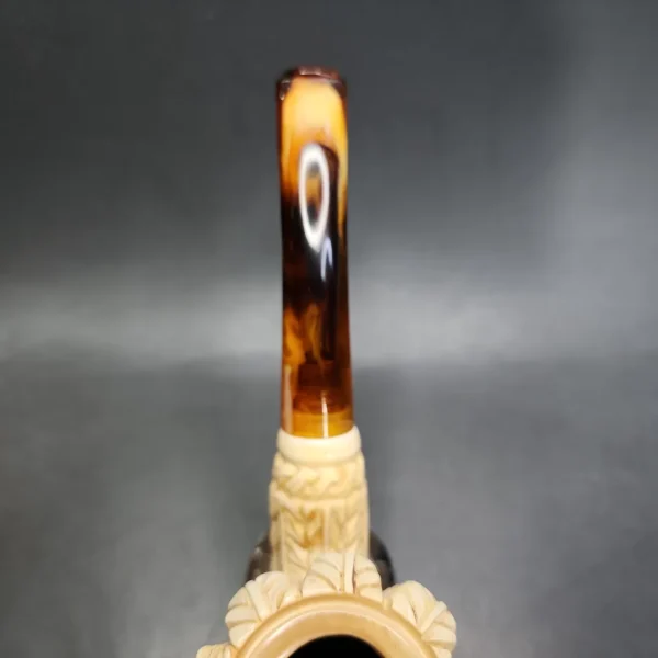 Floral Estate Block Meerschaum Pipe - Image 7
