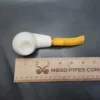 MBSD Meerschaum Deluxe Diplomat Block Meerschaum Pipe, Briar-Mortise - Image 9