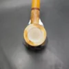 MBSD Meerschaum Deluxe Brandy Block Meerschaum Pipe, Briar-Mortise - Image 9