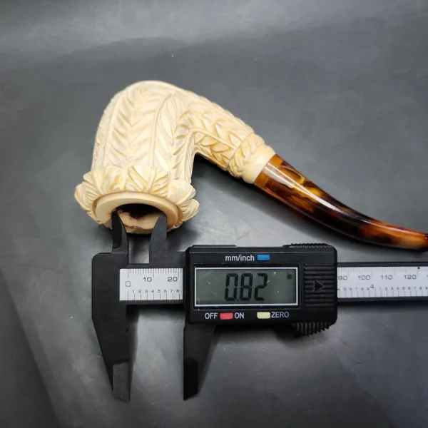 Floral Estate Block Meerschaum Pipe - Image 9