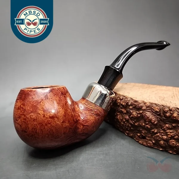 Peterson System Standard 302 Smooth Bent Apple Estate Briar Pipe, Irish Estates