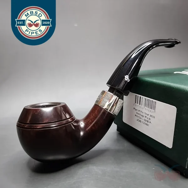 Peterson Pipe of the Year 2024 186/1100 Heritage Rhodesian Briar Pipe, New