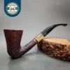 Alpha Sandblasted Calabash Estate Briar Pipe, Israeli Estates
