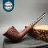 Dave Neeb Rusticated Zulu Handmade Briar Pipe, New