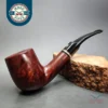 Thomas Cristiano Smooth Bent Billiard Estate Briar Pipe, Unsmoked