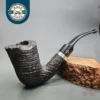 Sasieni 5Dot Sandblasted Freehand Estate Briar Pipe, English Estates