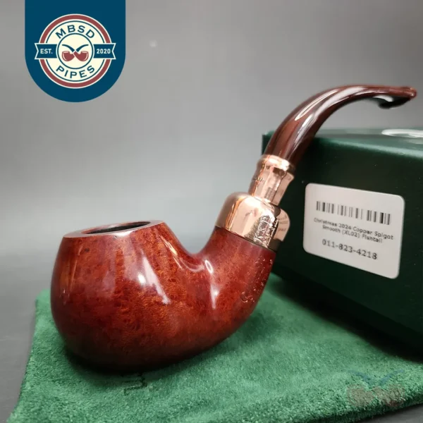 Peterson 2024 Christmas Pipe XL02 Smooth Apple Briar Pipe, FT, New