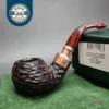 Peterson 2024 Christmas Pipe 03 Rusticated Apple Briar Pipe, FT, New