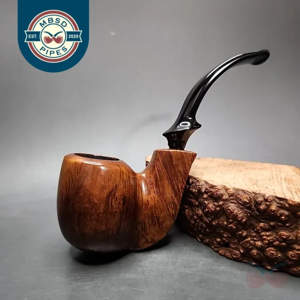 Preben Holm Deluxe Matt Freehand Estate Briar Pipe, Danish Estates